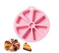 Moules à Gâteaux Triangulaires en Silicone | 8 Compartiments Outils Triangulaires Antiadhésifs en Silicone | Moules à Gâteaux - Pour Cuisson, Pudding, Gelée, de Maïs, Popcorn, Pommes de Terre