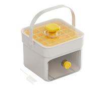 Moules à glace - Appuyez sur le type de plateau de congélation, conteneurs empilables | Appareil de préparation de glace à double couche, refroidisseur de boisson en silicone - Outil pour cocktails