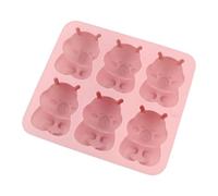 Moules À Glace En Forme De Capybara, 6,1 X 5,31 X 1,18 Pouces, Silicone 3D Antiadhésif Réutilisable - Plateau De Moule À Glace De Congélation | Délicieuse Solution Cadeau Pour Les Collations Au Chocol