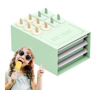 Moules à glace - Ice Trays Popsollies Mold Kit | Kit d'outils flexible 2 en 1, libération facile pour sucettes glacées whisky bourbon cocktail aliments pour bébés boissons