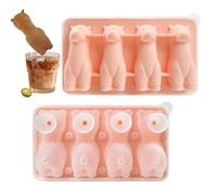 moules à glace - Moule à glace, moule en silicone avec 4 cavités | Outil de cuisson amusant pour bonbons, chocolat, glaçons, cuisine à la maison ou utilisation en plein air, rêve de