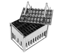 Moules à Glace Moules à Glace à Faire soi-même, en Acier Inoxydable, Machine à Glace, Facile à Utiliser, Support for bâtonnets de Glace for la Maison et Le Commerce