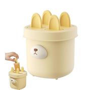 Moules à glace pour la fabrication de sucettes glacées maison,Plateaux de congélation en forme de popsicle maison - Récipient en silicone réutilisable facile à décoller pour fruits et yaourt