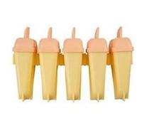 Moules à glaces compatible congélateur - Lot de 5 - Fackelmann Summer Party Jaune,Corail