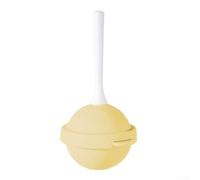 Moules à glaces en silicone en forme de sucettes pour friandises, design flexible, matériau de qualité alimentaire, facile à enlever (jaune)