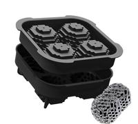 Moules À Glaçons En Forme De Balle De Golf Pour Whisky - Moule En Silicone Pour Congélateur En 4 Formes De Golf,Moule à Boules de Glace Cube - Pour Cocktails, Vodka, Jus, Gelée, Chocolat, Sauce Vanill