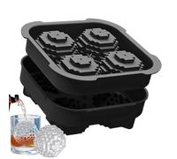 Moules À Glaçons En Forme De Balle De Golf Pour Whisky | Silicone À Démoulage Facile 4 Formes De Golf Pour Congélateur Souple - Moule À Glaçons En 3D,Pour Cocktails Tequila Vodka Jus Fruit Gelée