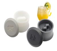 Moules à glaçons en Silicone en Forme d'ours Polaire et - Moule à Glace Amusant - Accessoire de réfrigérateur réutilisable pour Boissons, Cocktails, détente