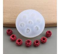 Moules à glaçons en silicone Wpppan, blanc, polyvalents, pour décoration de cupcakes, chocolats, bonbons, fondants et glaçons, avec motifs de fruits, résistance à la température, facile à utiliser