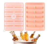 Moules à glaçons pour cocktails - Moule à long bâton facile à démouler - Bac à glaçons congélateur avec entonnoir, pour le camping, le whisky, la dégustation de cocktails, la cuisine, la maison, le