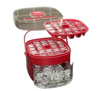 Moules à glaçons pour congélateur avec couvercle, moules à glace pour cocktails avec boîte de rangement et poignée, moules en silicone réutilisables pour réfrigérateur et cuisine