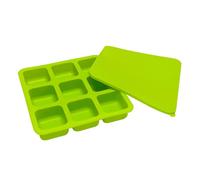 Moules À Glaçons Pour Congélateur | Conteneur Réutilisable À 9 Alvéoles Avec Couvercle | Moule à Glaçons Carré,Pour Les Cocktails, Le Whisky, La Cuisine, Les Fêtes, Le Bar, Le