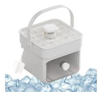 Moules à Glaçons | Récipient à Glaçons avec Poignée et Couvercle | Outil de Pressage Double Couche Accessoire Cuisine pour Whisky Café Cocktails Maison Camping
