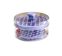 Moules à glaçons ronds simples avec boîte de rangement Bac à glaçons une/double couche Pratique et outil de cuisine anti-poussière