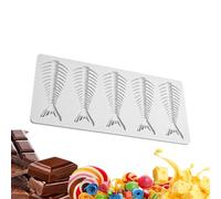 Moules À Gommes En Silicone Flexibles - 10,16 X 3,19 Pouces Bleu, Plateaux À Crabe Antiadhésifs À Dégagement Facile, Fabrication De Bonbons Aux Crustacés Océaniques | Toppers De Biscuits À La Gelée, A