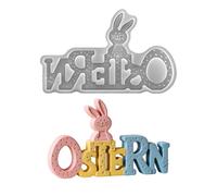Moules à Lapin pour Pâte à Modeler | Modèle de Lettres en Anglais pour la Fête de Pâques | Moule en Silicone Lapin - Pour La, L'Argile, Les Fêtes De Printemps, Les Fêtes, Les Anniversaires, Le Décor