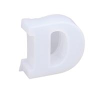 MOULES À LETTRE EN RÉSINE DE SILICONE Surface lisse exquise Moules artisanaux réutilisables pour projets artistiques en résine époxy et décorations pour la maison 5 lettres