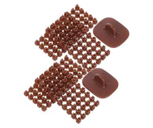 Moules à Lettres Mini pour Argile Polymère en Plastique, 2 Sets