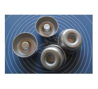 Moules à Mignardises - 3adjib - Set de 8 - Aluminium - Diamètre 7,5 cm - Profondeur 2,5 cm