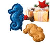 Moules À Mini Chaussons Presse Animaux Marins Réutilisable Antiadhésive à | Accessoires De Pâtisserie D'Automne Pour Noël Halloween Automne Fêtes Cuisine Pâte Biscuits Desserts Fruits Hippocampe
