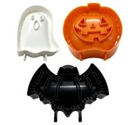 Moules à Mini Lot de 3 Pièces Thème Halloween Outils de Cuisson Fêtes et | Moules à Mini Chaussons Festifs Pour cuisine cupcake cookie pâtisserie pâte aliments de