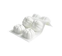 Moules À | Moule à Cake 6 Cavités - Moule en Silicone Démoulage Facile pour Halloween Pâtisserie Chocolat Desserts d'Automne