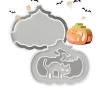 Moules à - Moules en Silicone pour Lanternes Halloween,Décoration Maison pour Pâte à Modeler Plâtre Fondant Fête Scolaire Anniversaire Adultes Extérieur Jardin