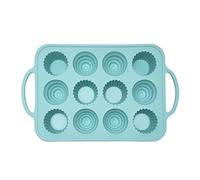 Moules à mousse en silicone à 12 trous pour gâteaux, pains, chocolats, desserts, cadeaux de cuisson pour enfants et adultes amateurs de pâtisserie