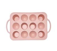 Moules à mousse en silicone à 12 trous pour gâteaux, pains, chocolats, desserts, cadeaux de cuisson pour enfants et adultes amateurs de pâtisserie