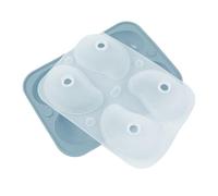 Moules à Mousse en Silicone,Moules De Confection À Bonbons 3D En Forme De Mangue - à Chocolat 4 Cavités pour Organisateurs de Mariage Fêtes Blogeurs Culinaires Pâtissiers Amateurs Traiteurs