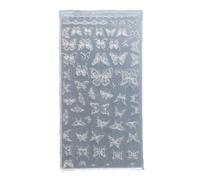 Moules à ongles délicats en silicone, tampon à ongles, J | Moule à découper en silicone robuste, décoration d'ongles, outils de manucure pour manucure et salon