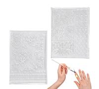 Moules À Ongles Dentelle 3D Réutilisable Antiadhésif 2 Pièces | Moule En Résine Pour Ongles Pour Manucure Salon Maison Studio Mariage Fêtes Rendez-Vous Remise De