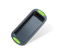 Moules à Pain en Silicone Antiadhésifs, Moule Silicone Rectangulaire, Moule a Brioche Sans BPA pour Pain Fait Maison, Gâteaux, Pain de Viande, Brownies (Gris Foncé, 28 x 12 x 6,5 cm)