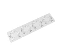 Moules à pâtisserie en silicone anti-adhésif flexible pour chocolat et | Moule à gâteau - Accessoires de cuisson au chocolat pour adultes débutants fête gâteau biscuits cupcakes nourriture savon H
