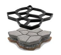 Moules À Pavés Ciment Réutilisables Pour Marche En Béton L'extérieur Stepping Stone Paver Path DIY Walkway Pavement Paving Moulds For Lawn Patio Yard Garden ( Color : 43cm/16.93" , Size : 1 pack )