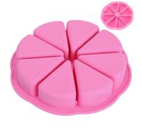 Moules à pizza en silicone - Forme triangulaire avec 8 cavités, moules à gâteaux, pour boulangers, débutants, professionnels, hommes, fête, fêtes et rassemblements, soirée de famille, appartement