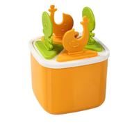 Moules à pops pour congélateur | Machine à sucettes maison style dessin animé - Fabrication de desserts facile à publier - Fournitures ménagères, moitié réutilisables pour enfants et filles