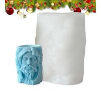 Moules À Pour La Fabrication De Bougies - 3D Jésus Marie Silicone Démoulage Facile,Moules à Bougies Résistants à la Chaleur | Pour Débutants Femmes Adultes Décoration Anniversaire Noël
