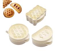 Moules À Pour La Pâtisserie - Silicone Anti-Adhésif 3 Pièces Fait À La Main | Moule à Tourte de Poche Façonneur de Pâte,Pour Thanksgiving Halloween Christmas s Pâte Chocolat Fromage Fêtes