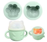 Moules à pudding, moules à dés amusants - Moule à machine réutilisable avec motif d'ours de dessin animé | Forme mignonne antiadhésive pour préparer des cubes pour