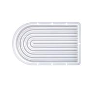 Moules à rayures en silicone pour arche de porte - Moule en résine époxy - Décoration d'intérieur - Moules incurvés pour