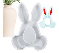 Moules à Résine | Anti-Adhérent Démoulage Facile | Moule Lapin pour la Fabrication de Savons,pour Argile Savon Bougeoir Plâtre Chocolats Décoration de