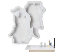 Moules à Résine de Pâques | Matériel de Moulage Silicone Lapin Lutin - Modèle à Résine Époxy pour Fêtes - pour Organisateurs de Fêtes, Professeurs d'Art, Ateliers Créatifs,