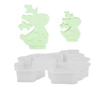 Moules à savon de Noël, en forme d'élan | Moules à motif de renne debout pour savon, chocolat, décoration d'intérieur, centre de table