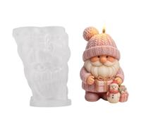 Moules à savon de noël, mignons nains de vacances, décorations de bonhomme | Moule en Silicone nain, décor pour vacances, fête d'anniversaire, bureaux, maison, bureau, école, dortoir