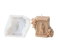 Moules à savon élégants en silicone - Série religieuse - Moules artisanaux en silicone - Outil de fabrication artisanale - Moule religieux
