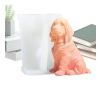 Moules À Savon En Forme D'animal - Ensemble D'outils De Plâtre Réutilisables En Résine Époxy 3D En Silicone | Bougie D'ornement De Chat Mignon, Chiot, Décor De Bain, Cuisine, Art, Bricolage, C