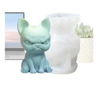 Moules à savon en forme d'animaux : formes tridimensionnelles en silicone moulées en résine, moules en résine époxy, pochoirs de sculpture en plâtre réutilisables pour travaux manuels avec bougies de