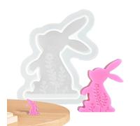 Moules à savon en forme de lapin, moule à bougie en forme de lapin, Moules en silicone en argile de moulage en résine, de fabrication de bougies, moule époxy chat, à savon, m