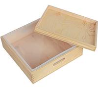 Moules à Savon en Silicone, 8L 282OZ 8KG Grand Rectangle Moule à Savon en Silicone pour Moule à 18 Barres avec Boîte en Bois et Couvercle Bricolage Outils de Fabrication de Savon Faits à la Main